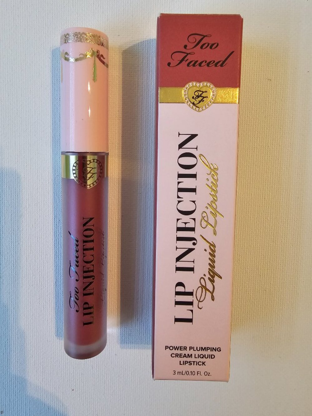 Too Faced Lip Injection Liquid Lipstick in It's So Big Dark Pink
